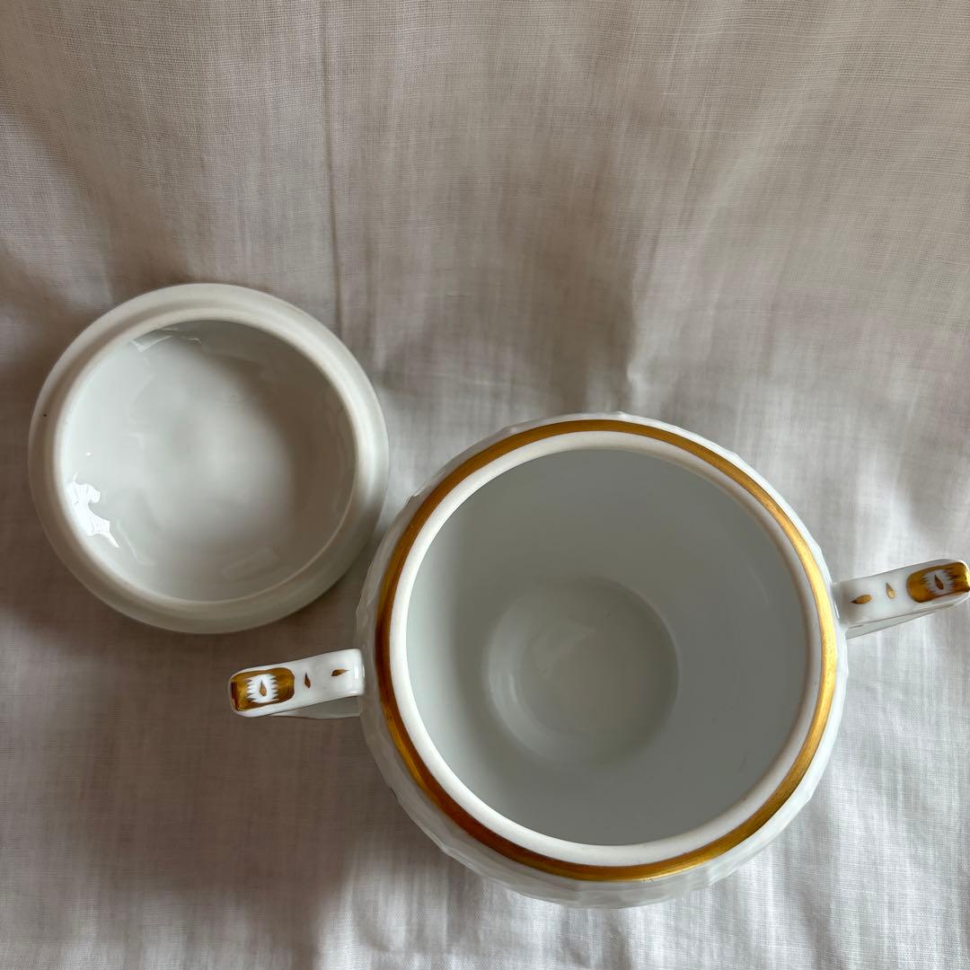 ヘレンド　クリーマー・ボンボニエール・トレーセット