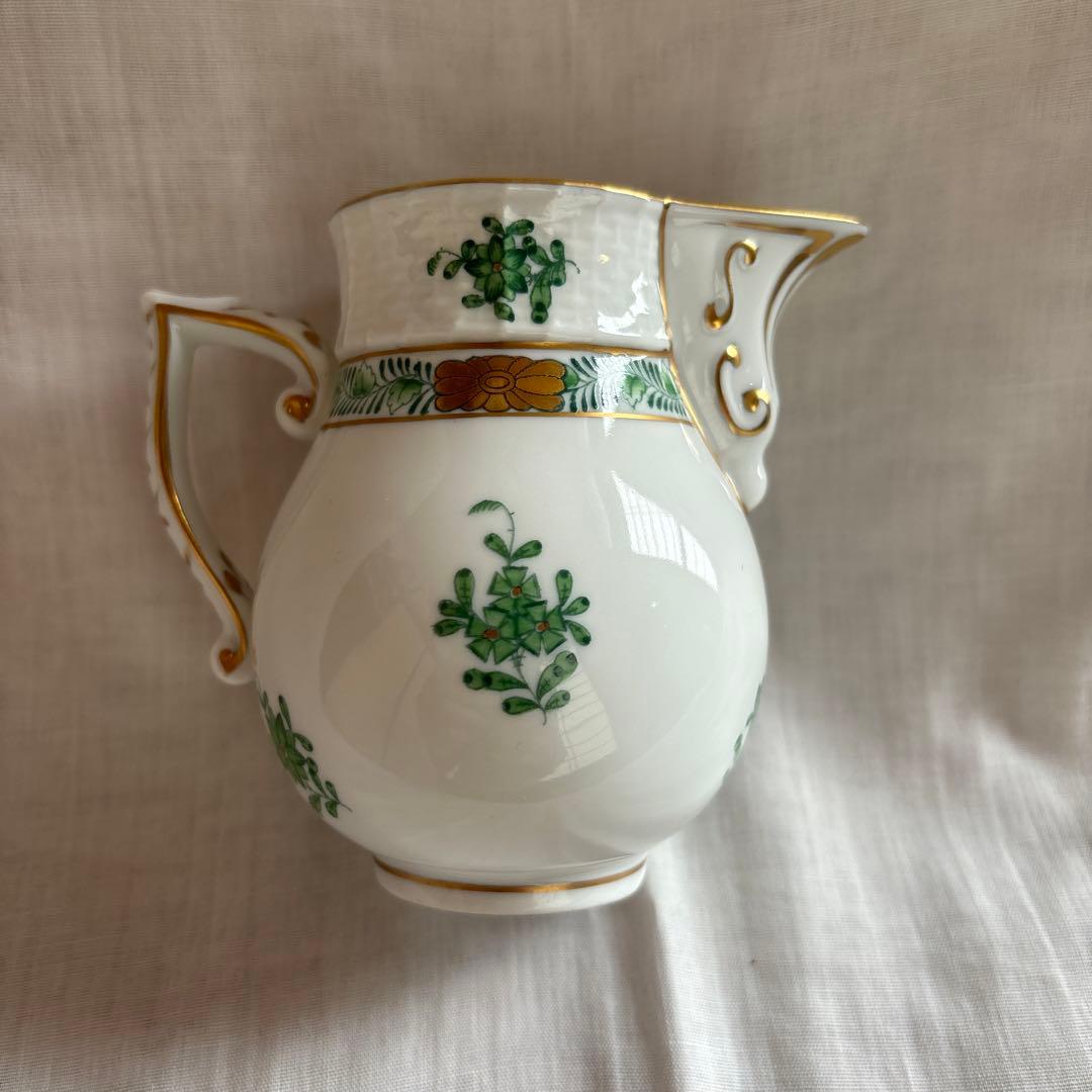 ヘレンド　クリーマー・ボンボニエール・トレーセット