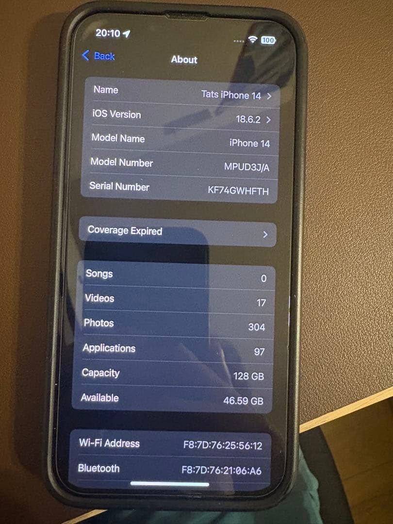 Apple iPhone 14 ブラック　128GB SIMフリー　本体
