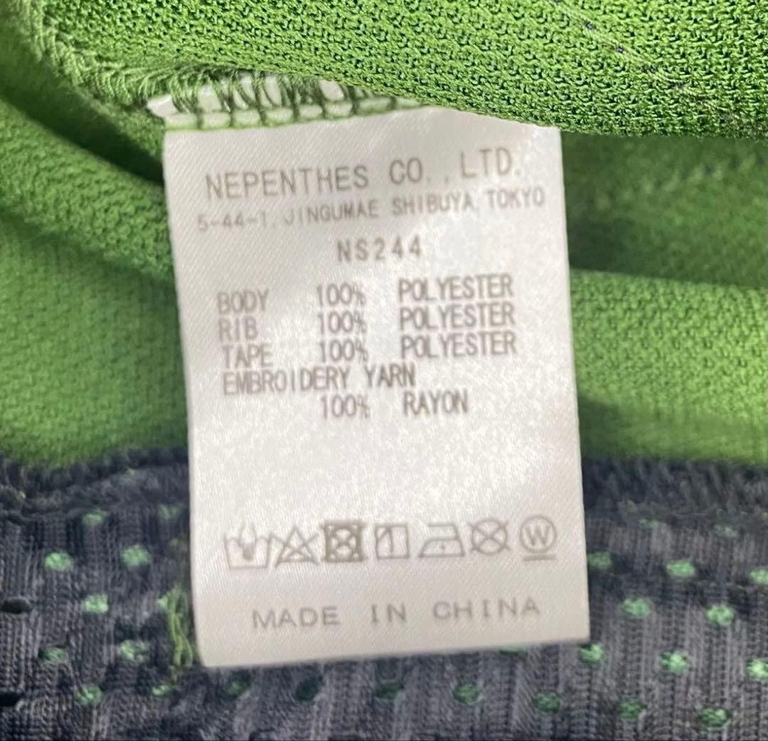 新品未使用 Nebdlles Track Jacket.Poly Green-S