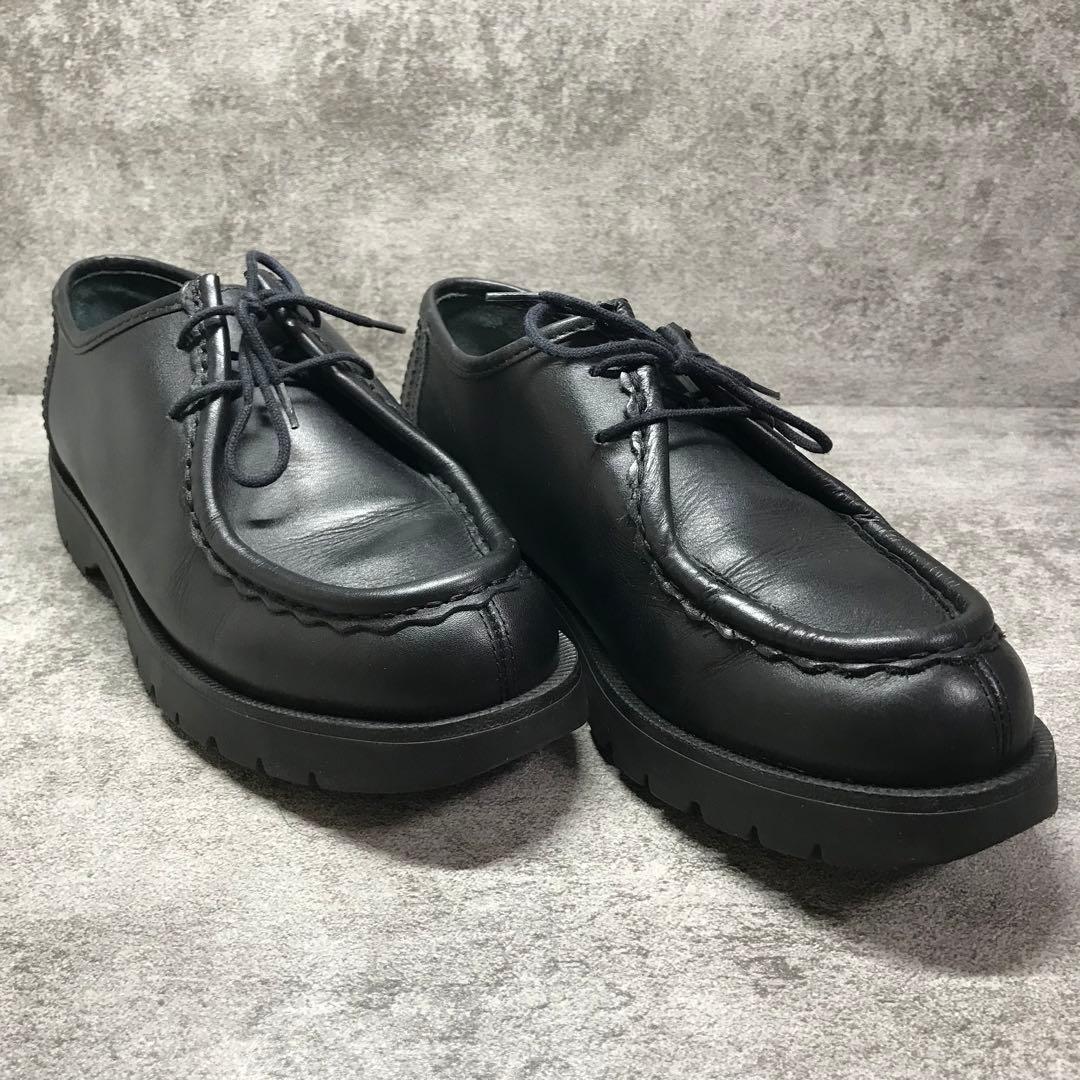 【美品】クレマン （39）パドレ チロリアンシューズ 本革 ブラック