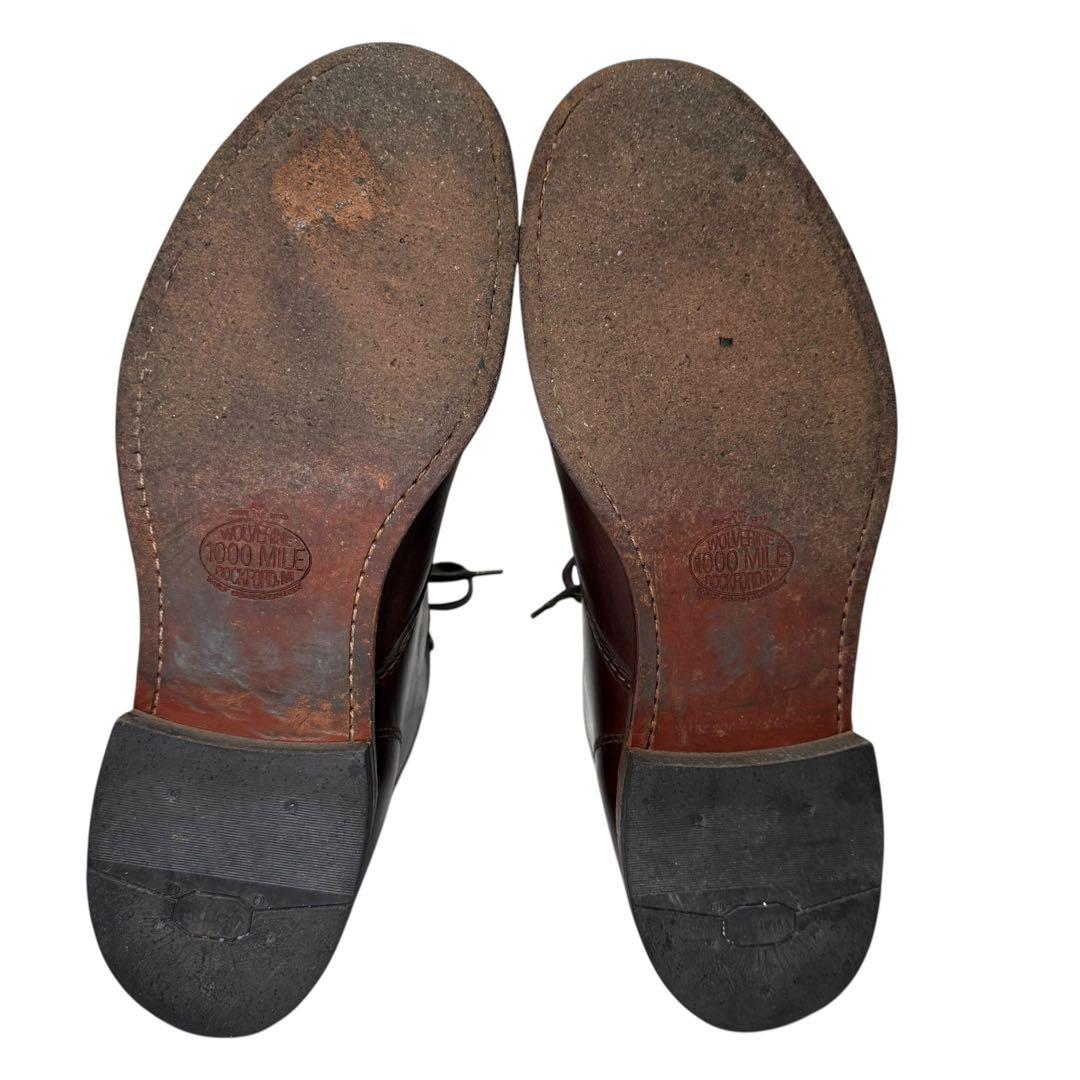WOLVERINE 1000マイルブーツ W05301 茶 26.5