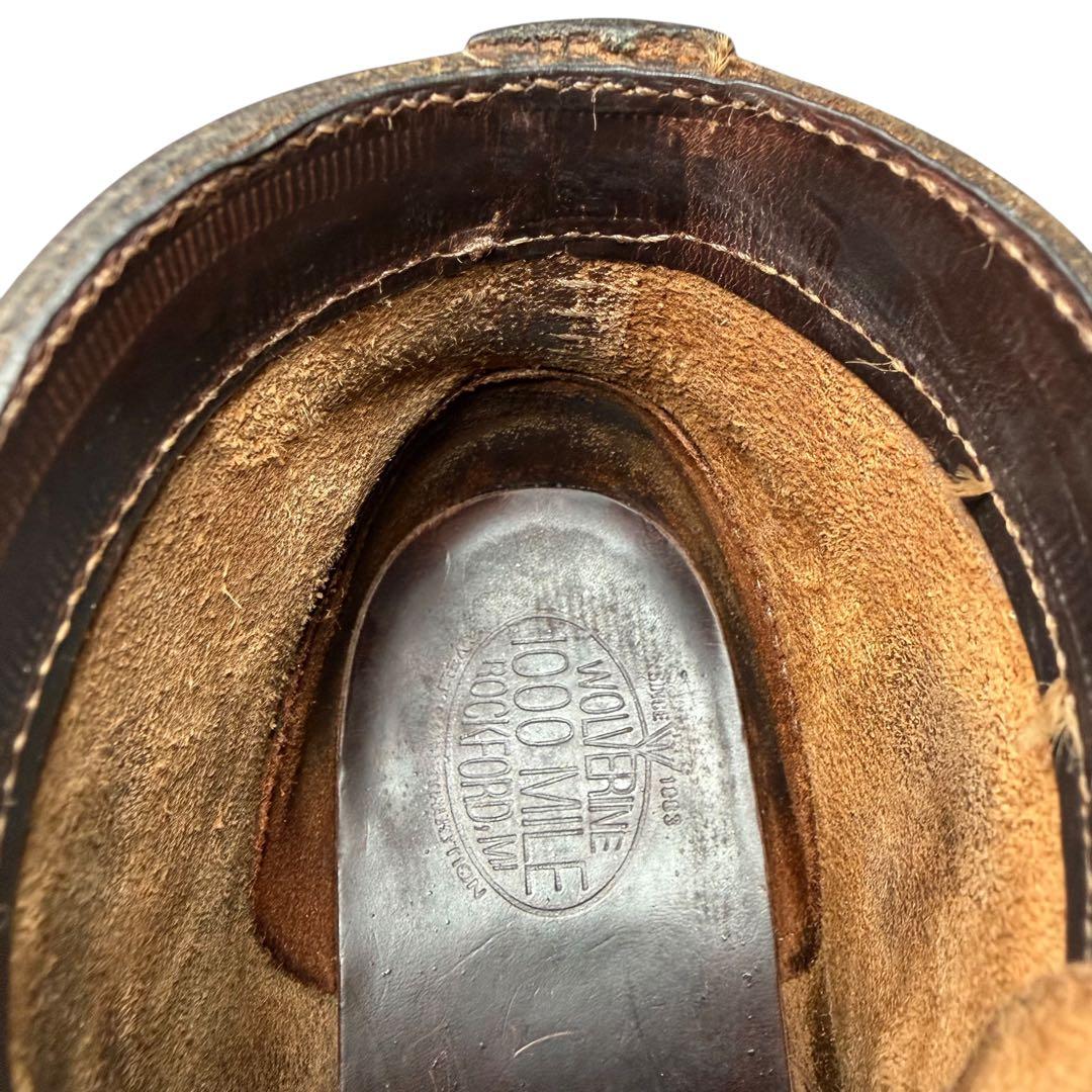 WOLVERINE 1000マイルブーツ W05301 茶 26.5