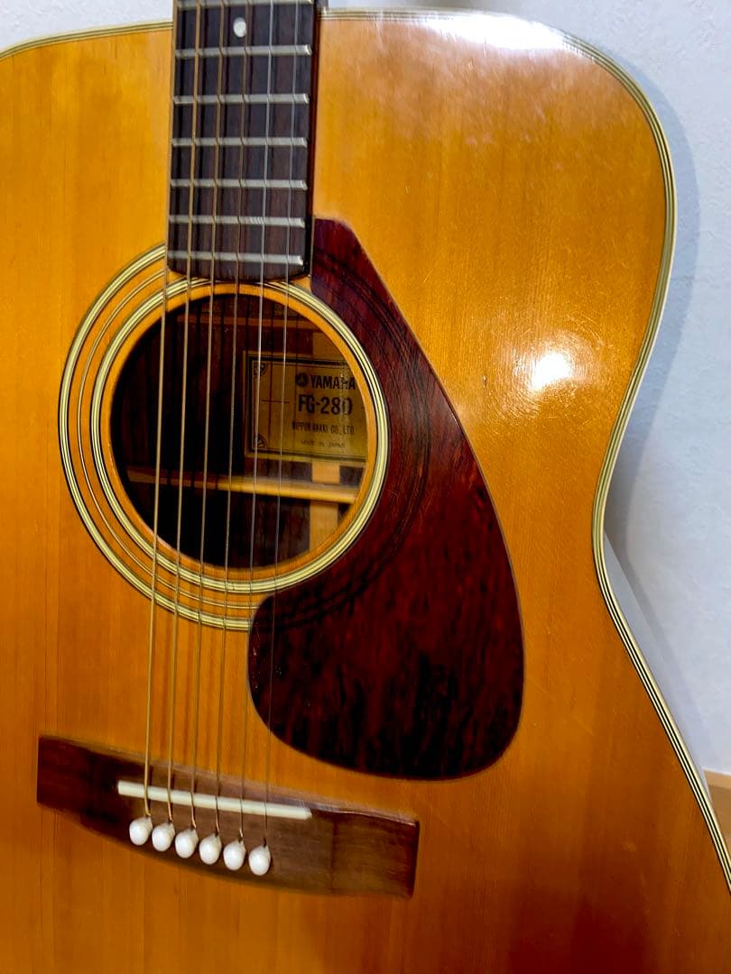 鳴りますYAMAHA FG-280グリーンラベル1970前期のビンテージギター