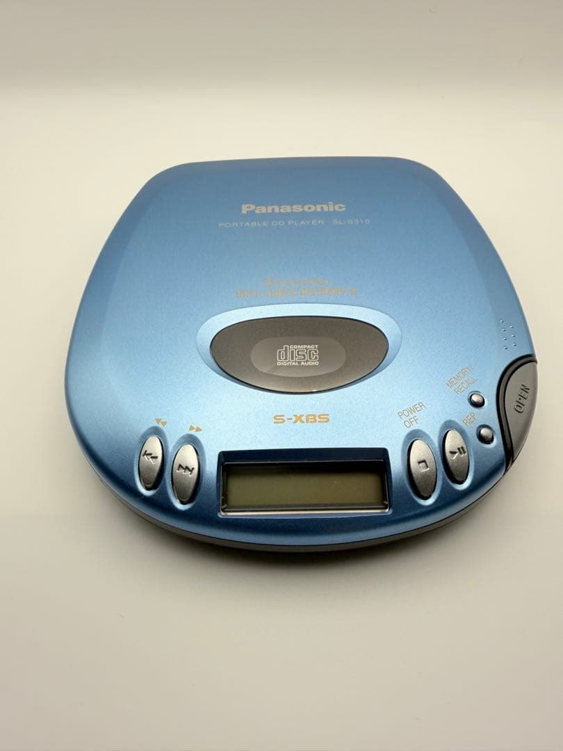 Panasonic ポータブルCDプレーヤー SL-S310-A ブルー（美品）