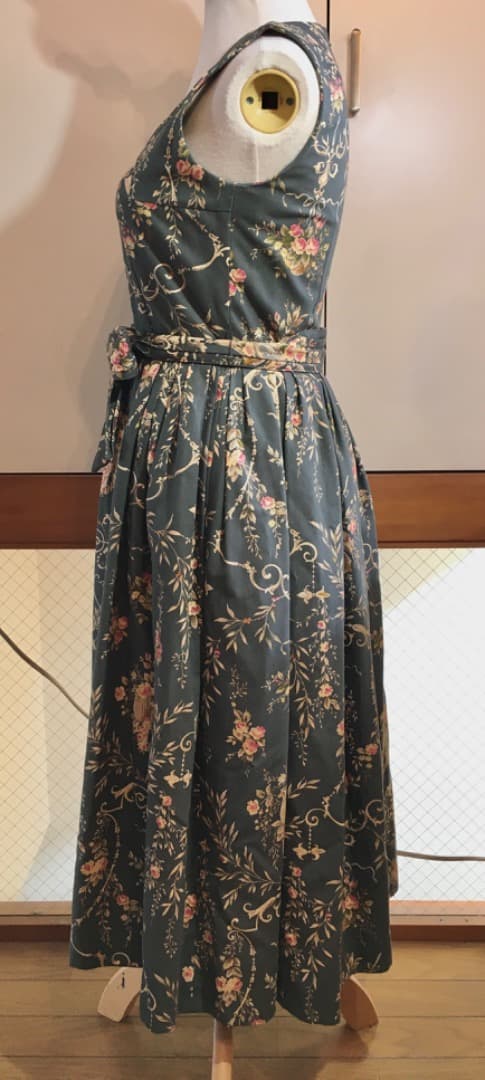 ○juliette et justine グリーンフローラル ワンピース