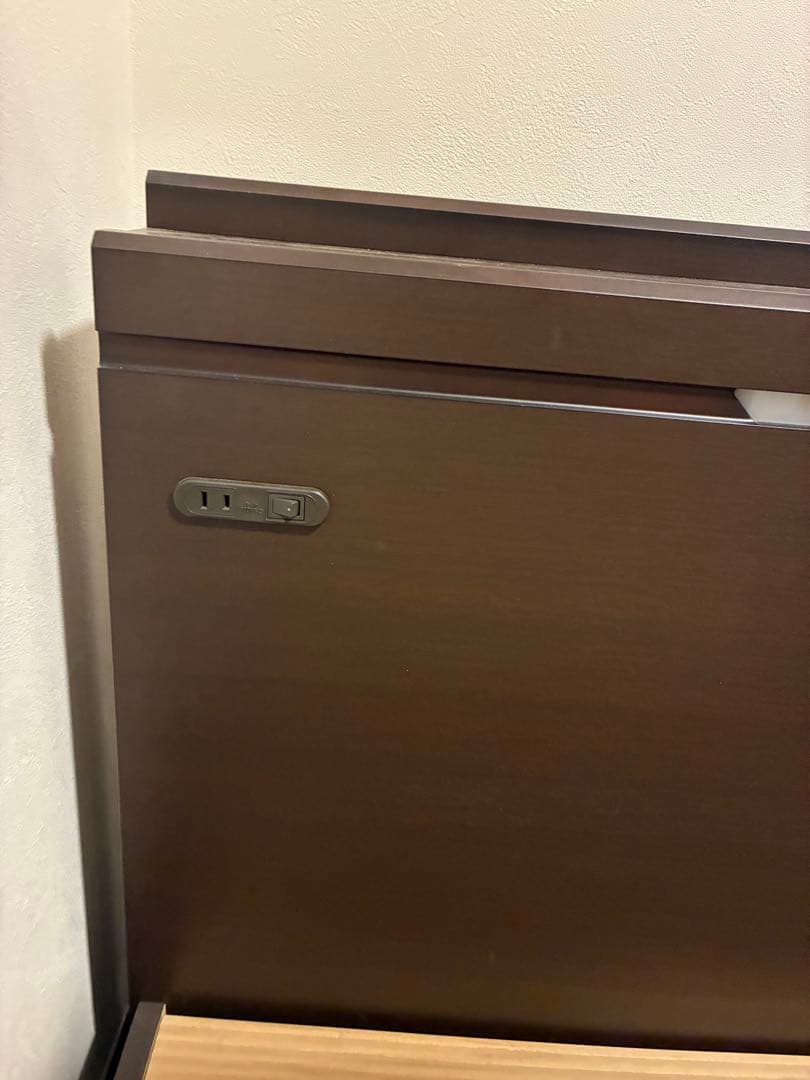 さらにお値下げ★FranceBed セミダブルベッドフレーム ダークブラウン