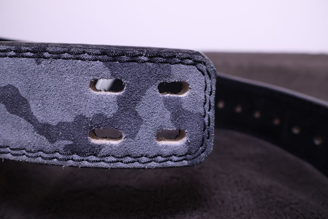 ジュラシックギア　オリジナルレザーベルトS (グレー迷彩)