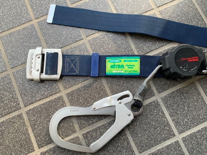 藤井電工 新規格 胴ベルト型安全帯 ワンハンドリトラ Mサイズ 墜落制止用器具