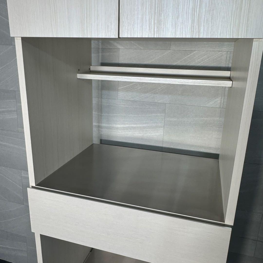 引取限定価格 Francfranc レンジボード パセ 食器棚 d4746