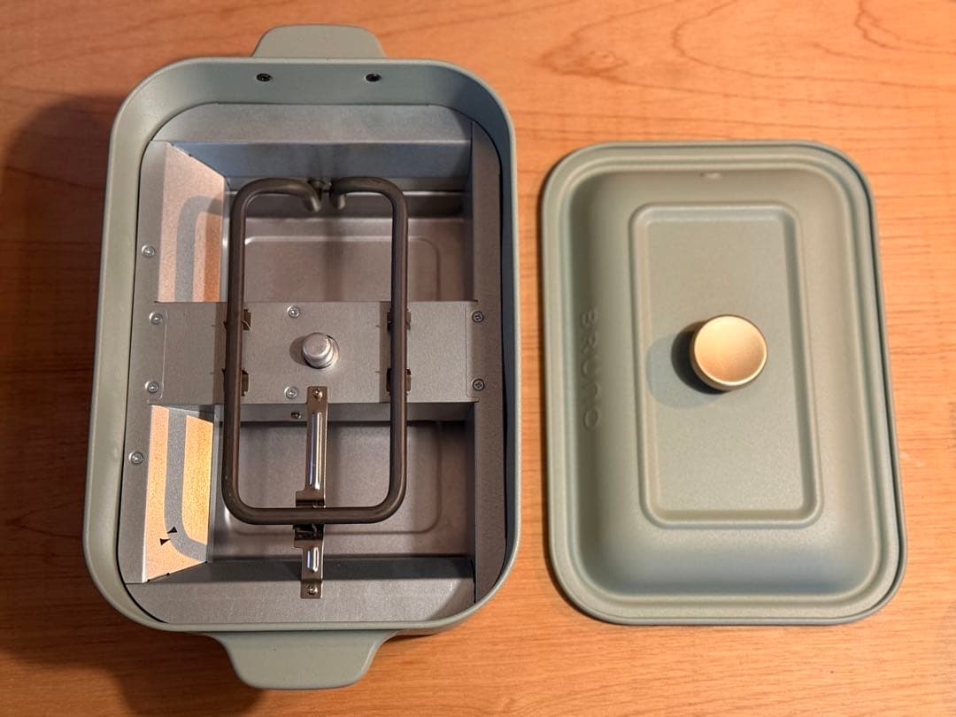 BRUNO 減煙ホットプレート グリーン