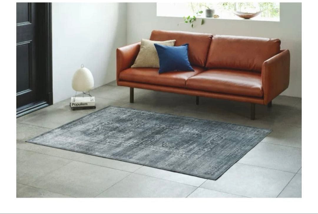 unico ネイビー NEVEL(ネヴェル) ラグ