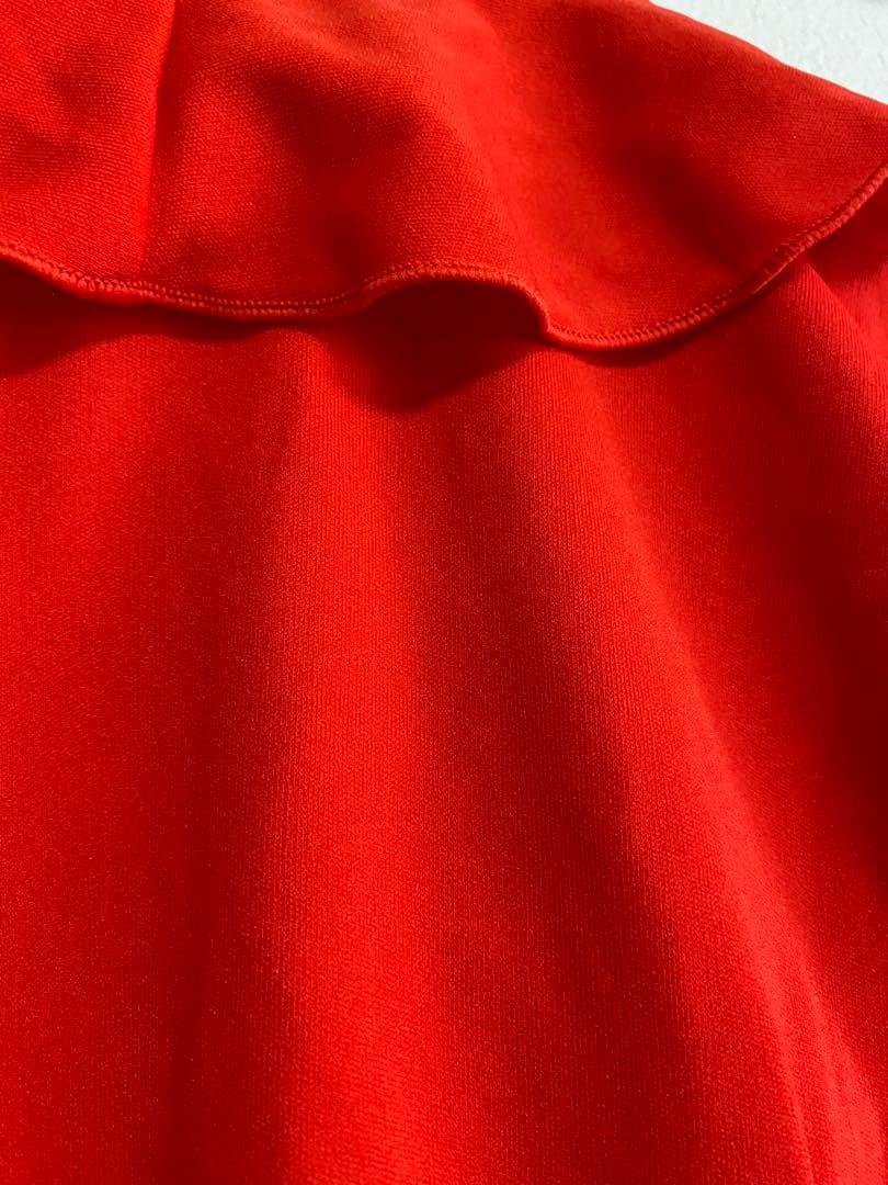 ⭐️ソニアジョーンズ⭐️ タグ付新品 長袖ボレロ フラメンコ フリル 赤