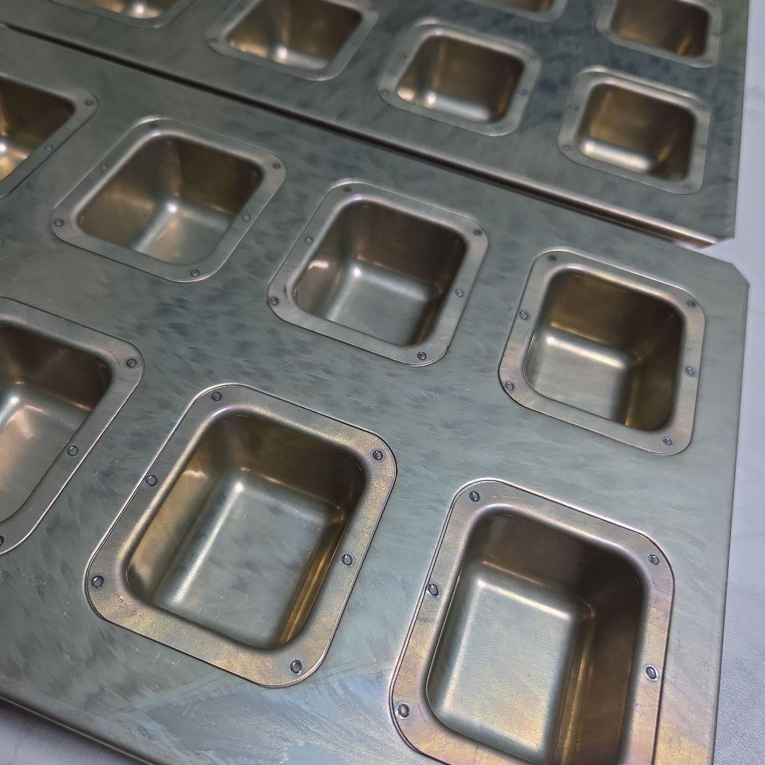 千代田金属コンセプトモデル1/4 ステンレス製 洋菓子型 8個分 2個