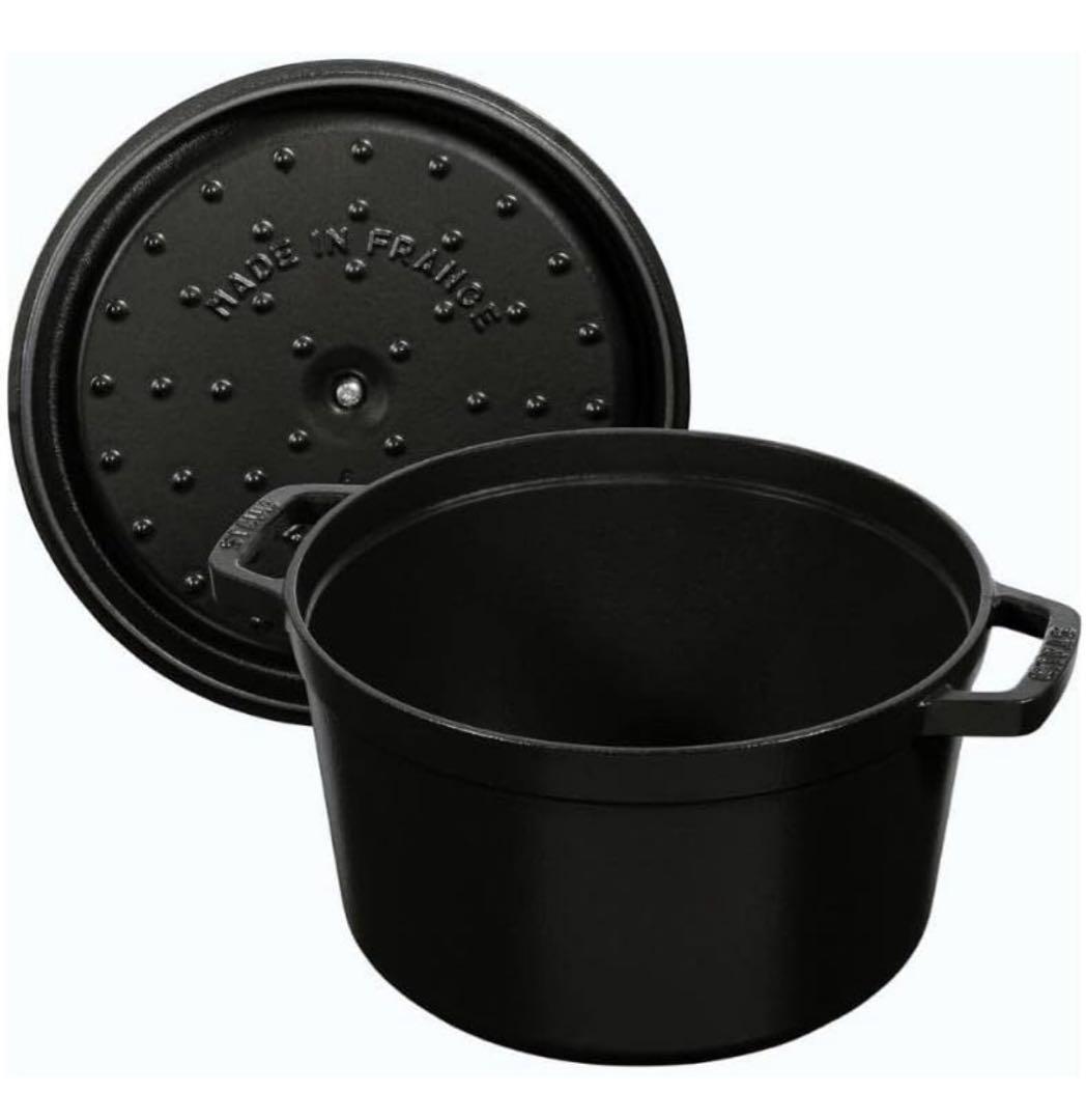 staub ストウブ グランドココット24cm ブラック 40502-285深鍋