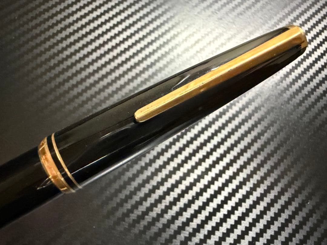 美品 吸入式 モンブラン No.221 ブラック F 細字 万年筆