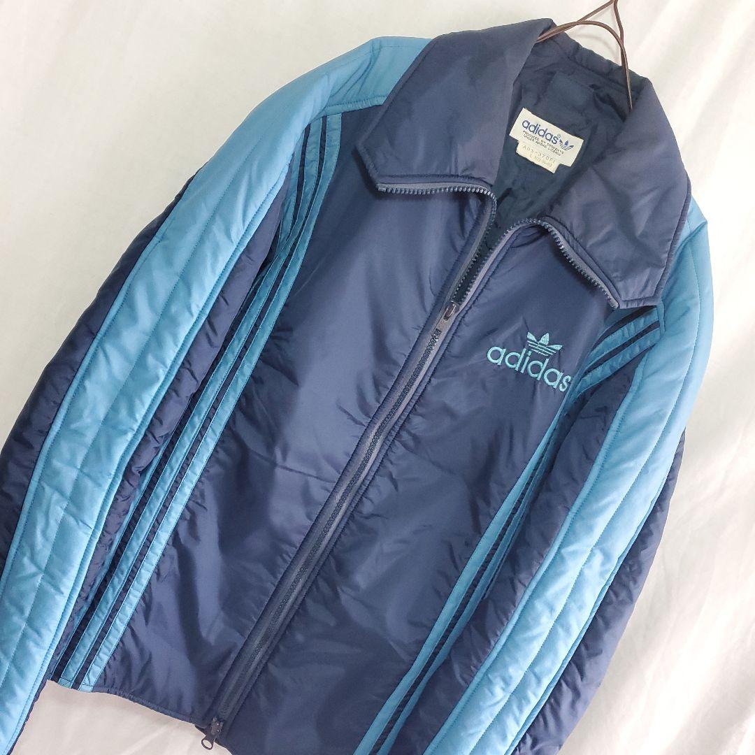80s アディダス adidas スキー中綿 線 ジャケット ジャンパー