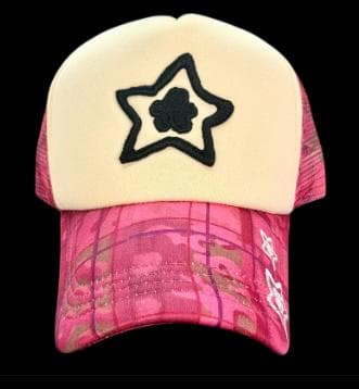 star team mesh cap pink キャップ スターチーム