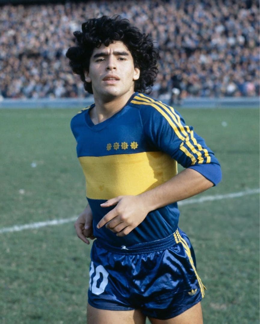 ボカ・ジュニアーズ1981年 復刻ユニフォーム ディエゴ・マラドーナ Oサイズ