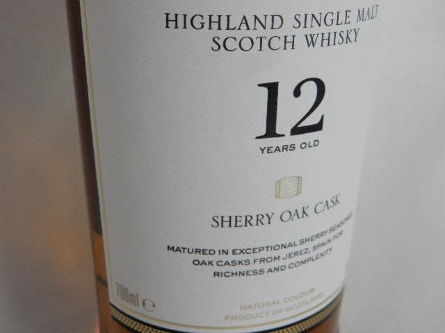 マッカラン 12年 シングルモルト シェリーオークカスク 700ml