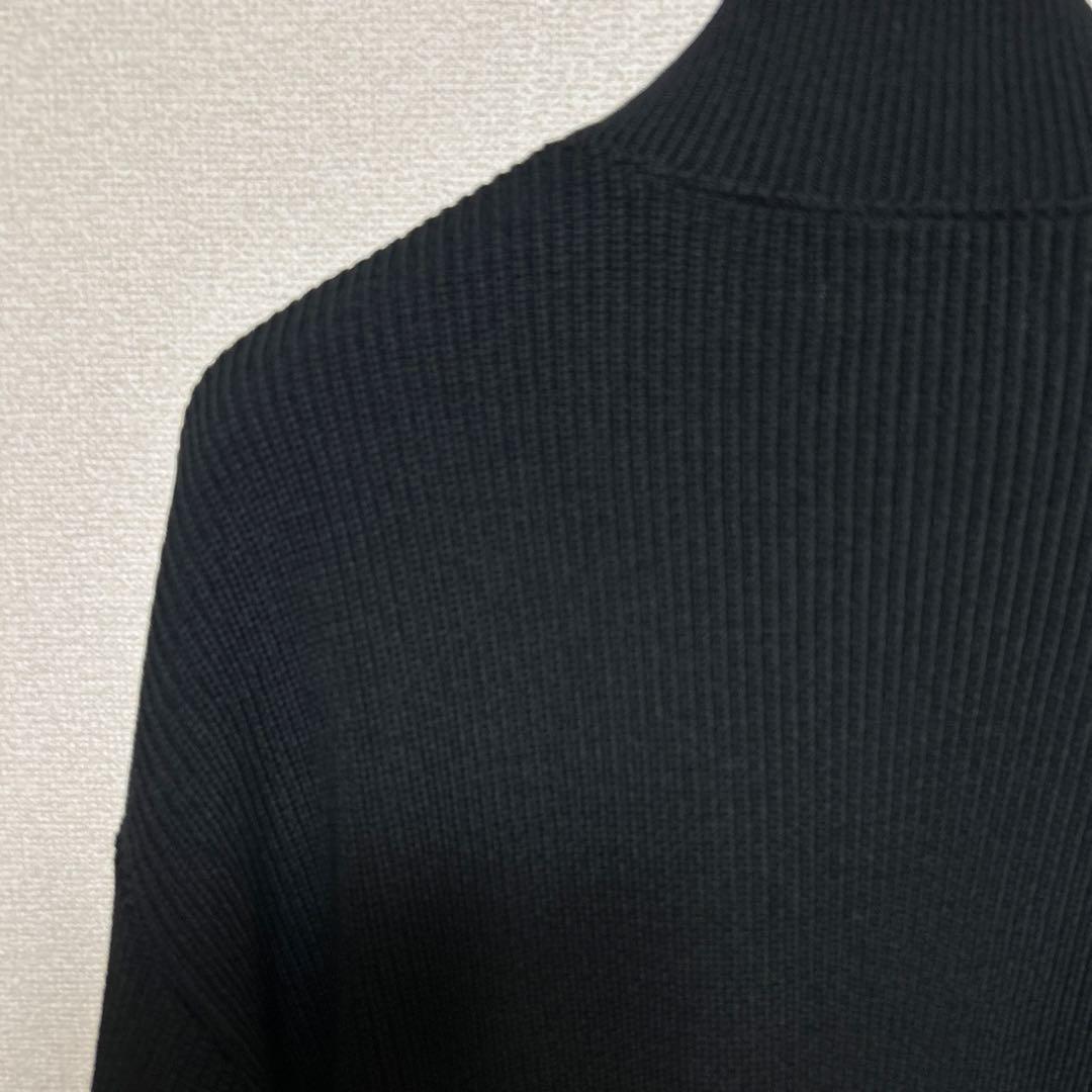 【バウンドウールドライバーズニット】ブラック(size:2)