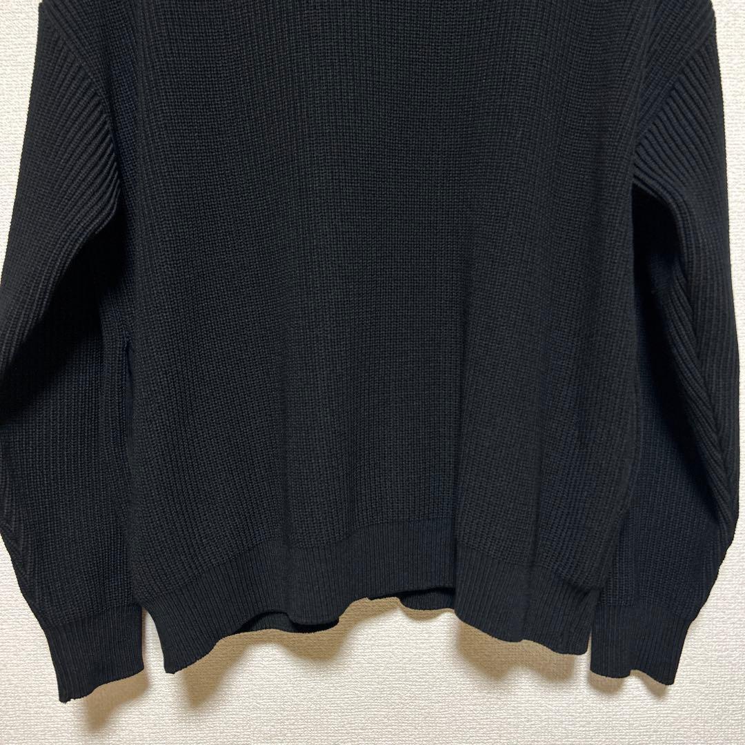 【バウンドウールドライバーズニット】ブラック(size:2)