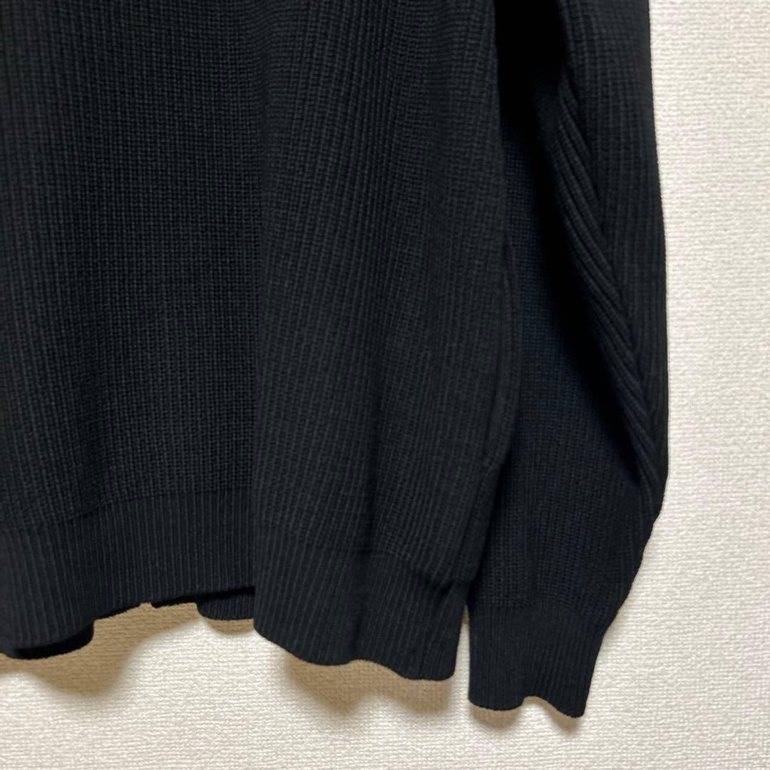 【バウンドウールドライバーズニット】ブラック(size:2)