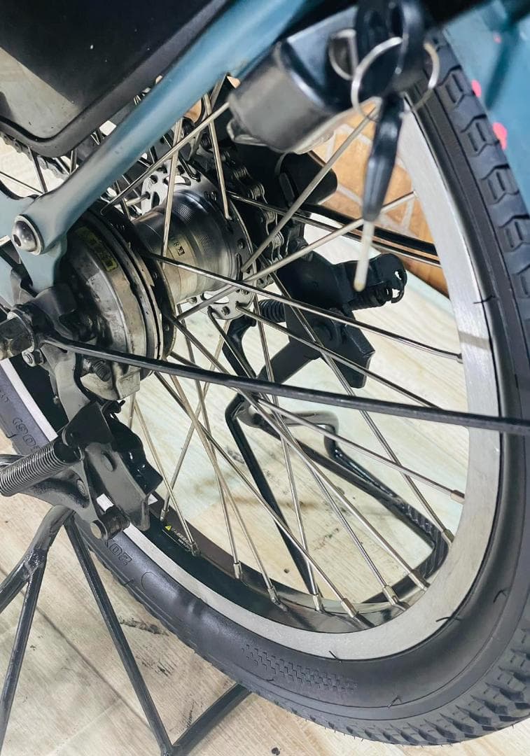 愛知静岡配送可　極上バビー ヤマハ子供乗せ電動アシスト自転車 H1412