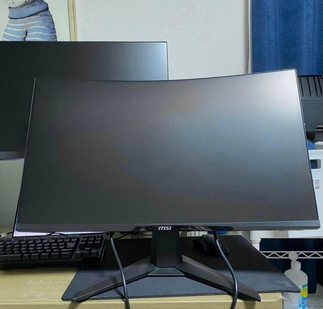 【2024年製】MSI 27インチ曲面ゲーミングモニターMAG 27C6F美品