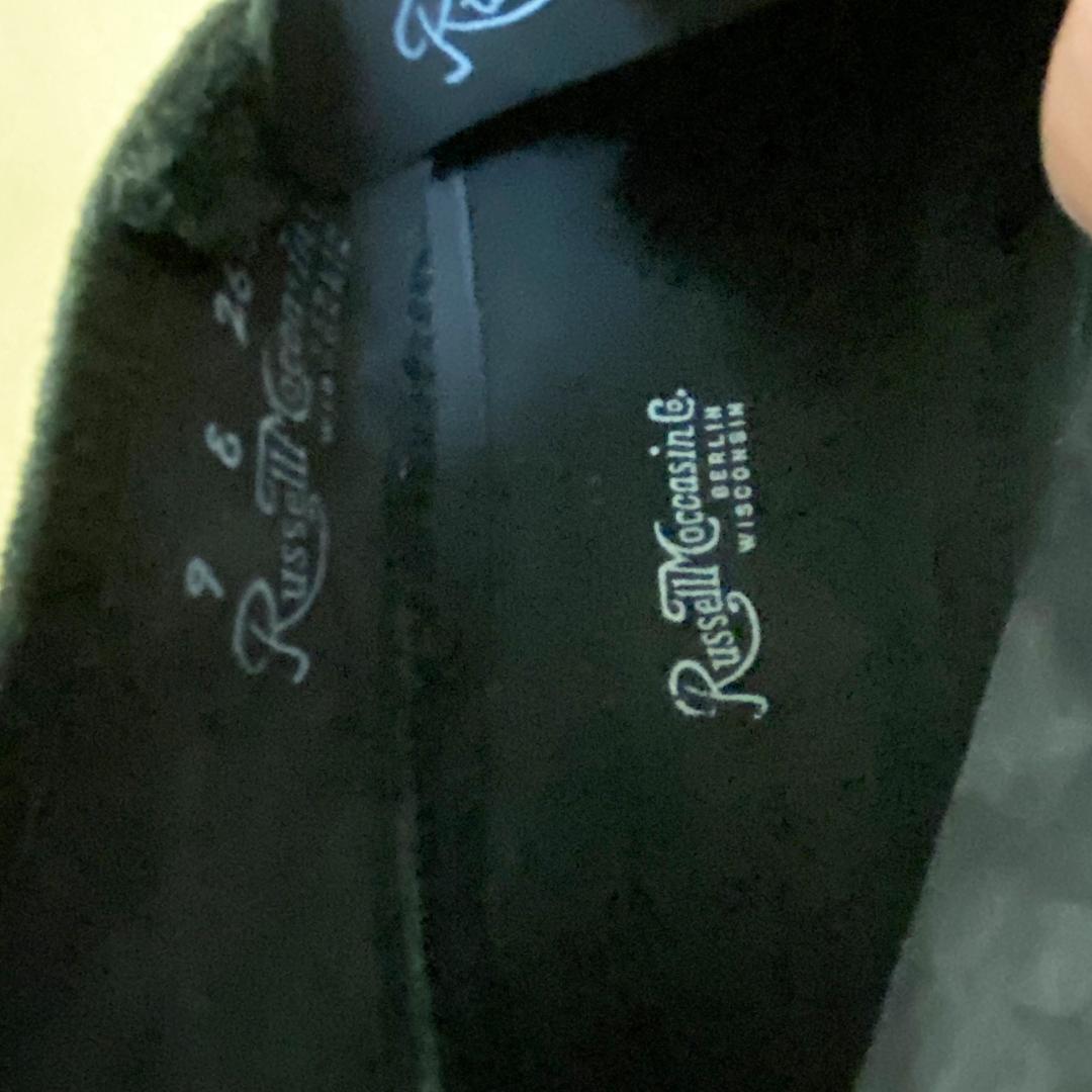 RUSSELL MOCCASIN スポーティングクレー ブラックスエード 9E