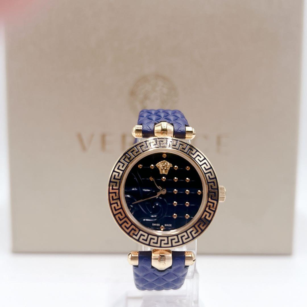 VERSACE Micro vanitas blue watch y2k 付属品