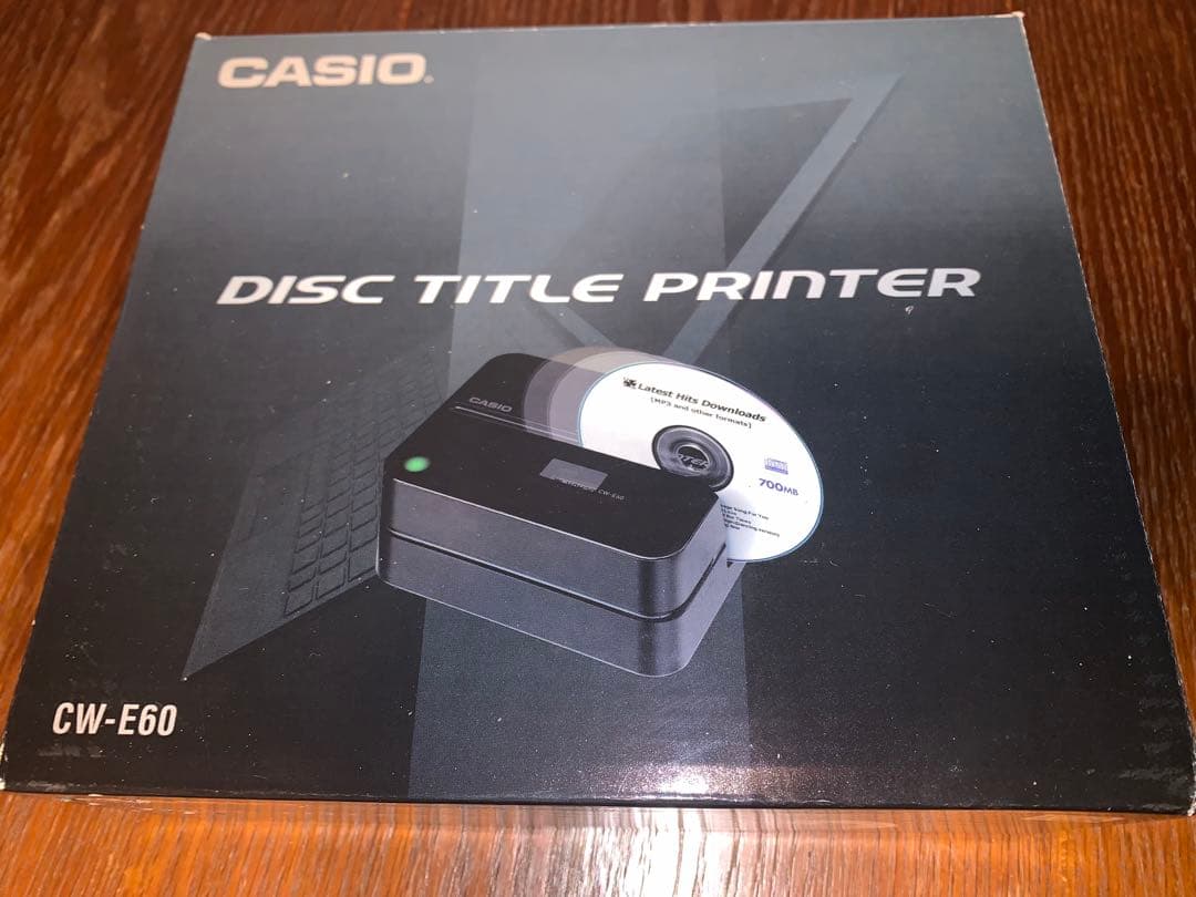 CASIOディスクタイトルプリンター CW-E60 & 専用インクリボンSET