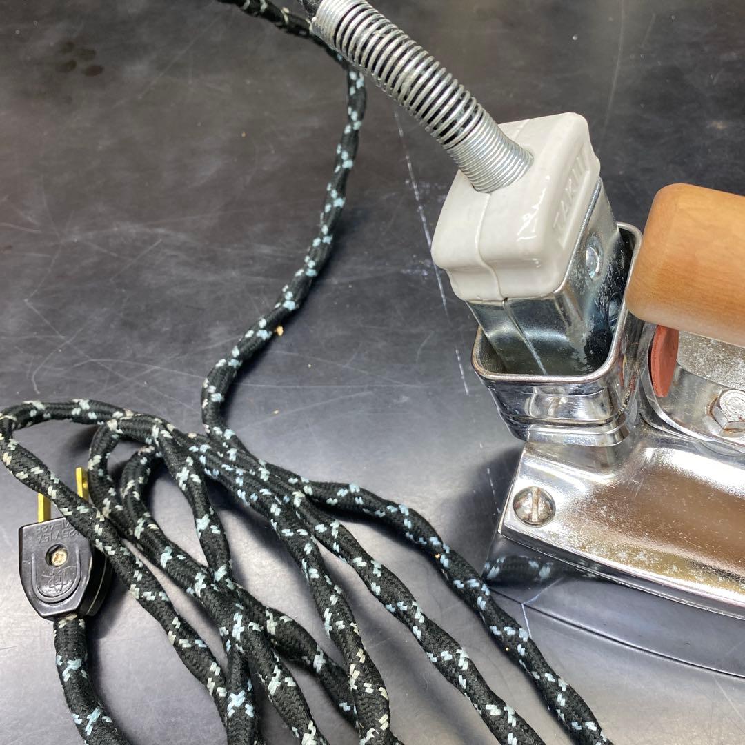 タキイ 6号アイロン 木製ハンドル　昭和　レトロ　 特別製 箱付き