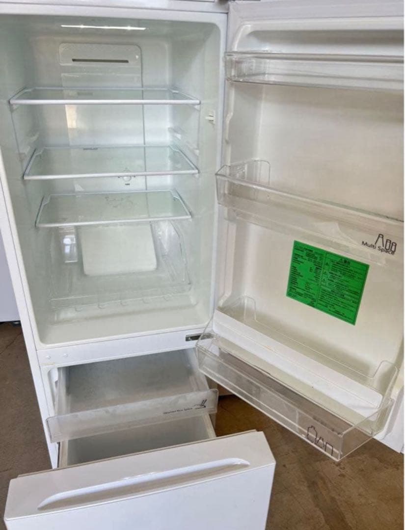 【高年式】2021年式 156L ヤマダ ノンフロン冷蔵庫 YRZ-F15G1