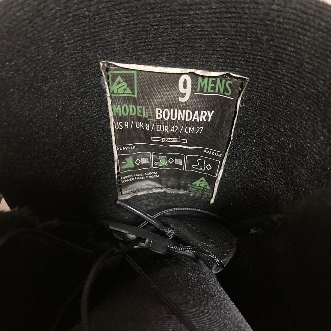 K2 ケーツー BOUNDARY バウンダリー 27cm ダブルBOA ボア