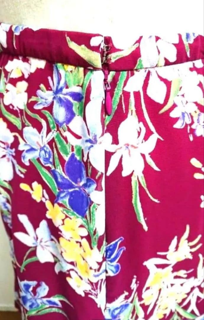 SALE☆チャコット　社交ダンス スカート　M 花柄 フレア　定価29700円