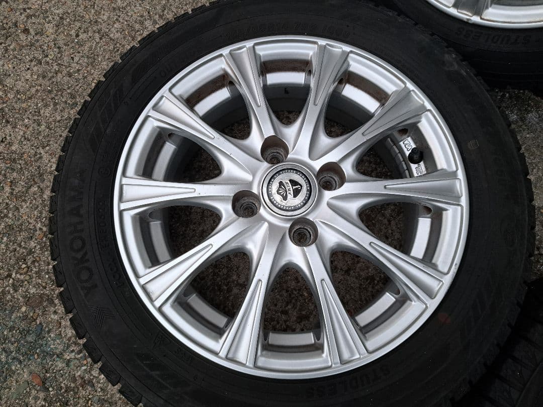 165/65R14バリ山アイスガード22年製！14×5.5J +38 4H100