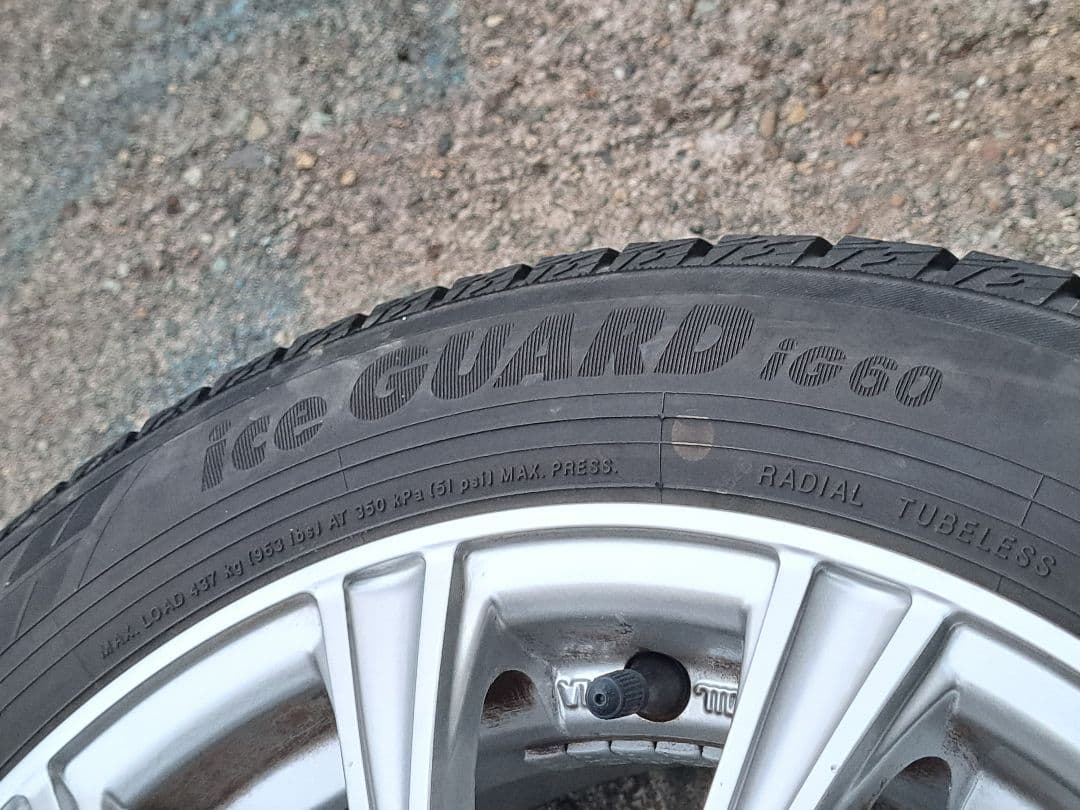 165/65R14バリ山アイスガード22年製！14×5.5J +38 4H100