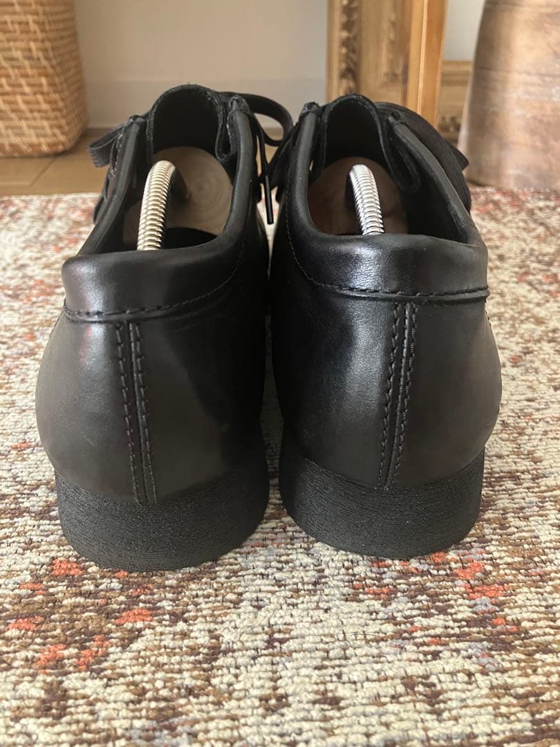 Clarks Wallabee クラークス ワラビー レザー　黒　UK81/2