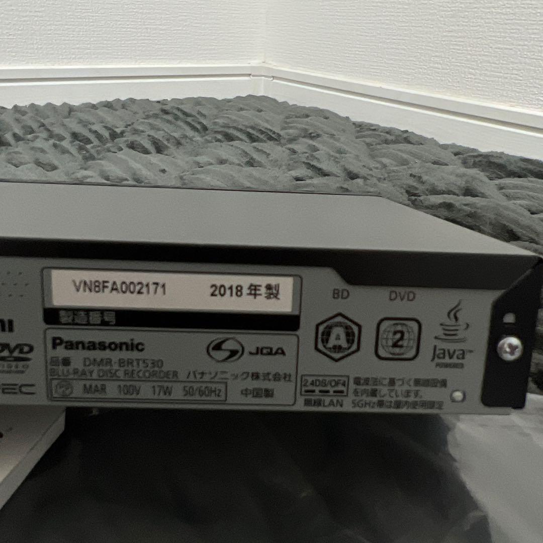 【店頭展示品】パナソニック ブルーレイディスクレコーダー DMR-BRT530