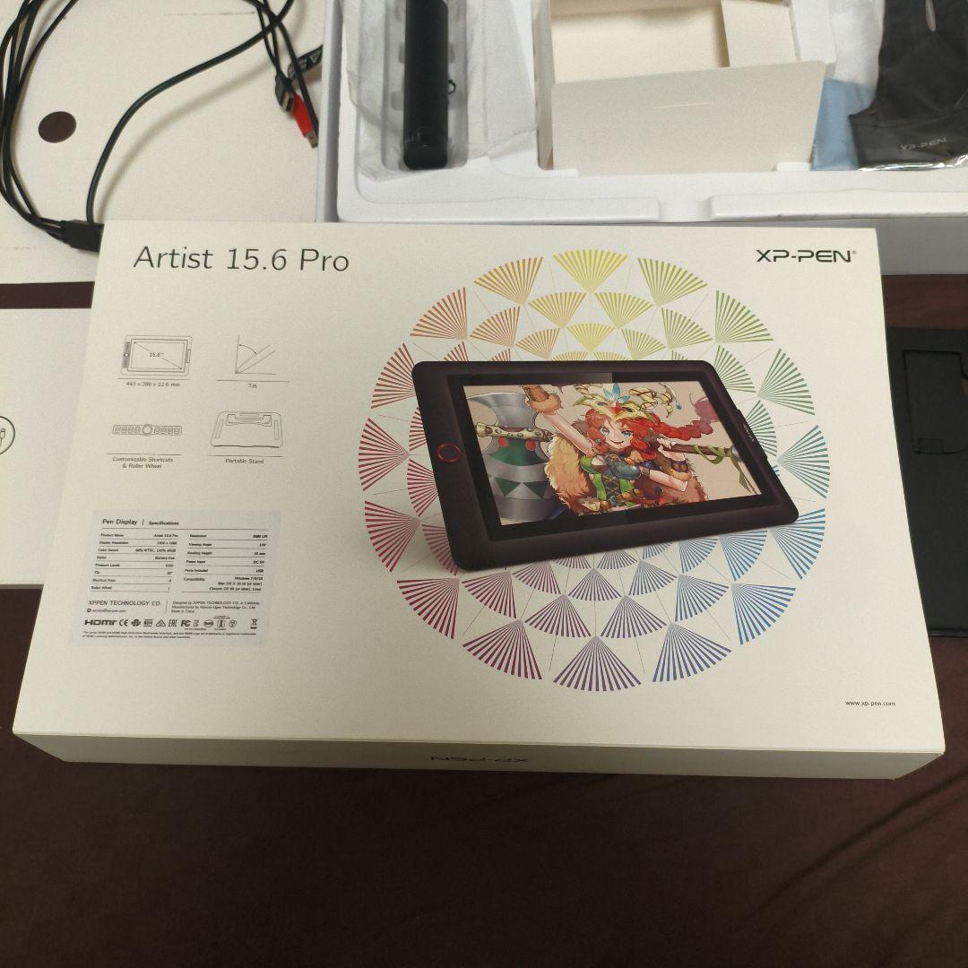 XPPen 液タブ 15.6インチ Artist15.6 Pro