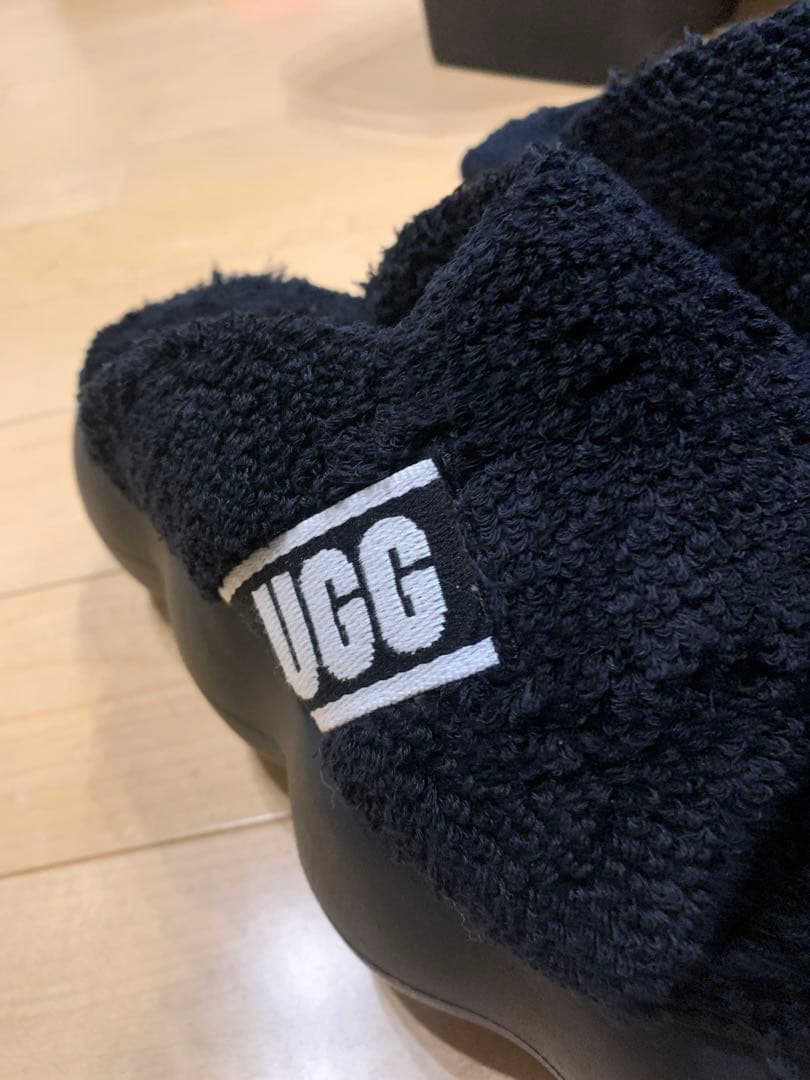 UGG Sugarcloud Slide サンダル 厚底 ブラック24cm
