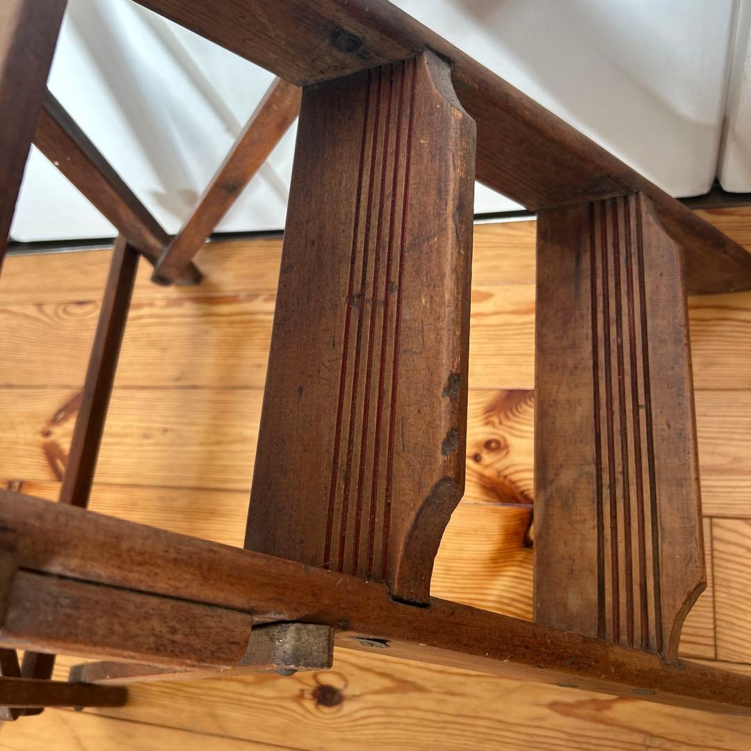 アンティーク　ステップラダー