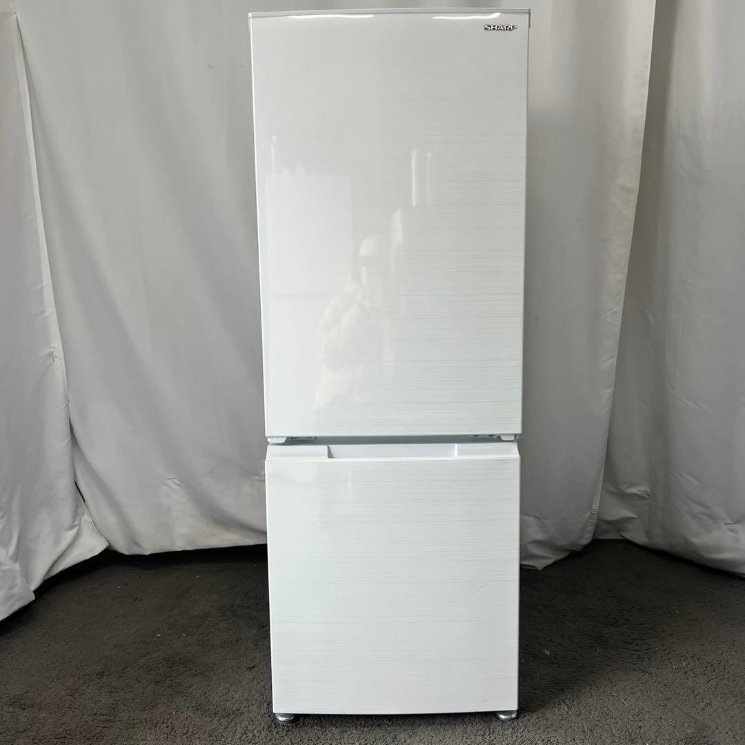 ★120　冷蔵庫　小型　シャープ　179L　一人暮らし　白　安い　設置無料　中古
