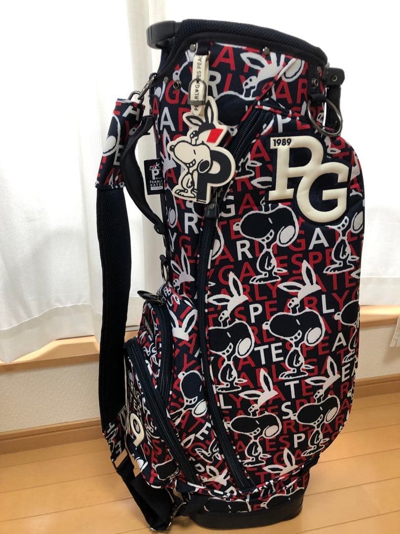 美品 PEARLY GATES SNOOPY コラボ ゴルフバッグ