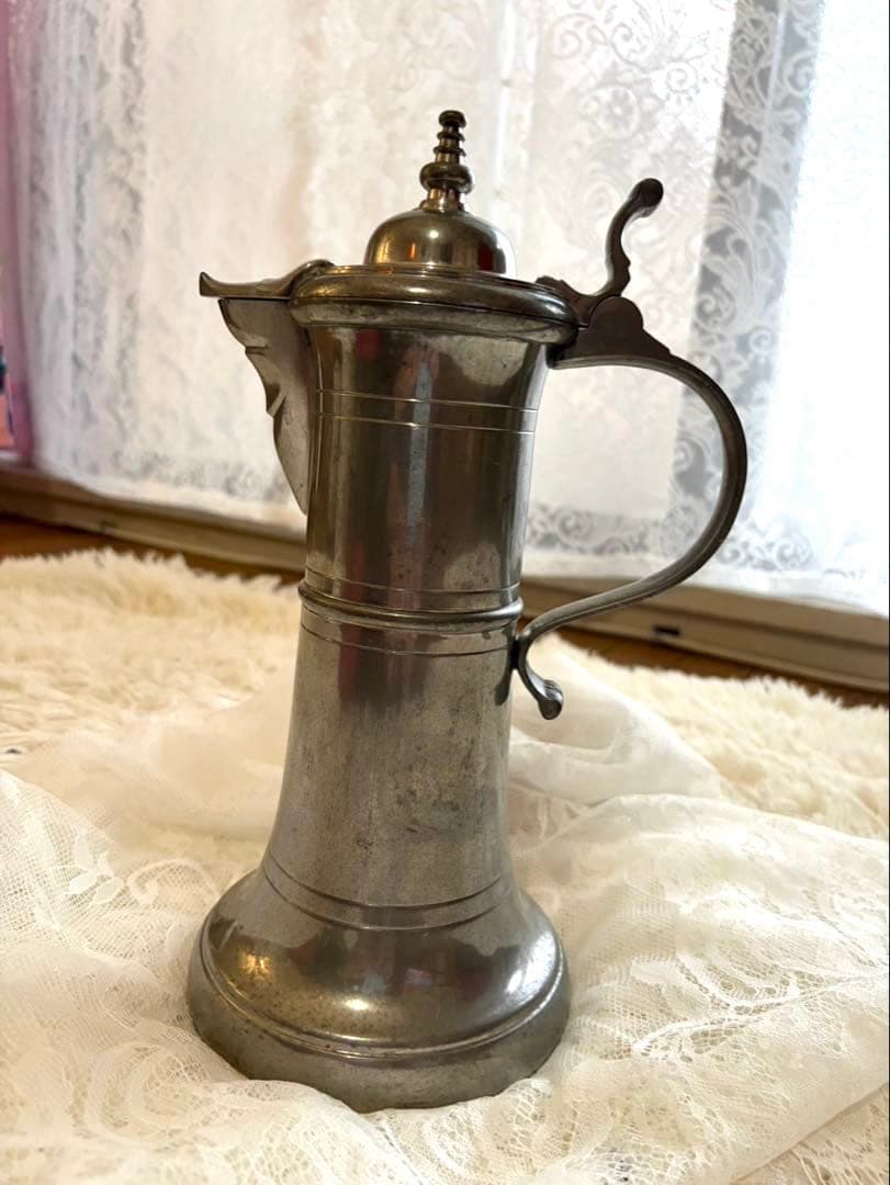 スイス製vintage ピューターの水差し　ポット