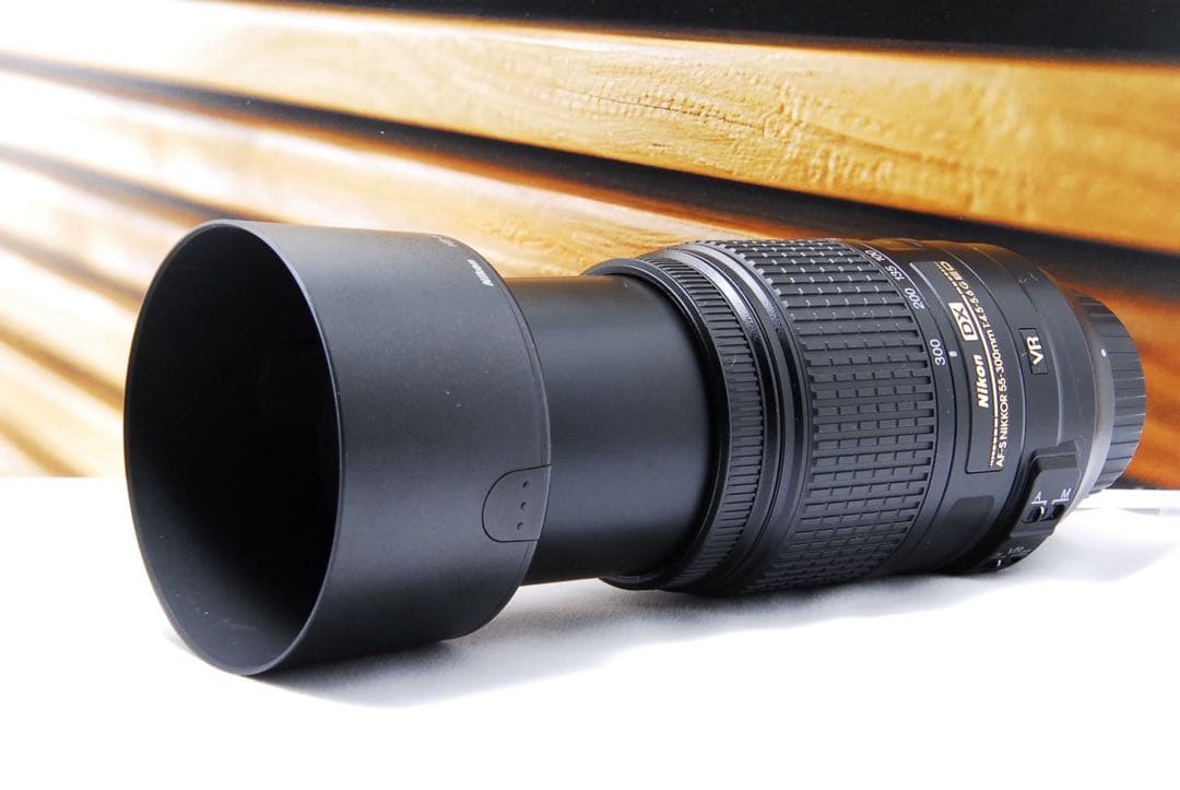 美品 超望遠レンズ☆ニコン Nikon AF-S 55-300mm☆卒業 旅行