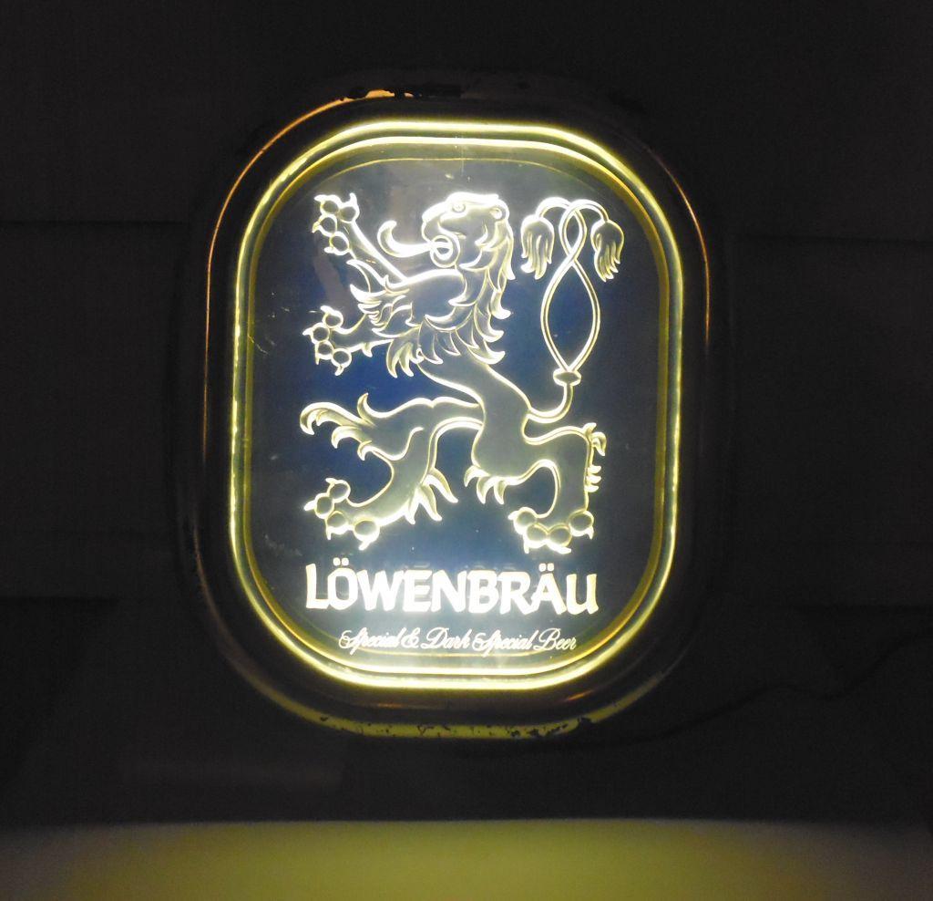 m*a様 LOWENBRAU　リーベンブロイ　電飾看板　USA　ヴィンテージ