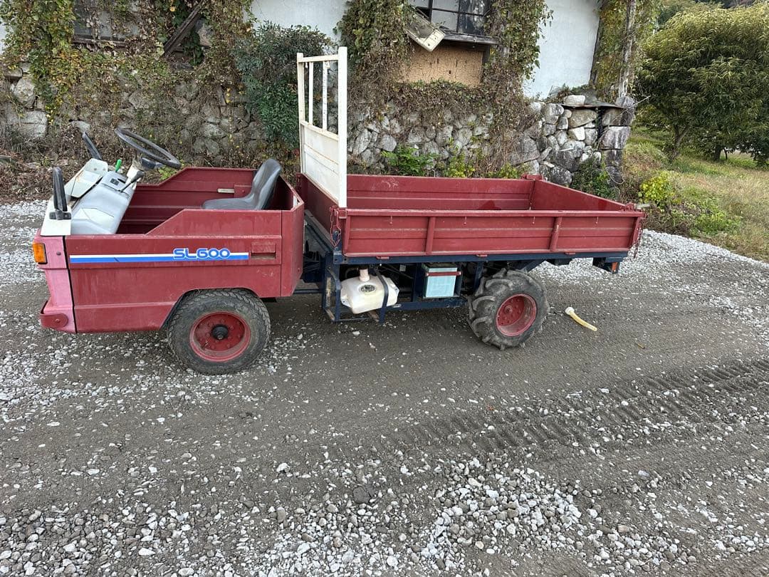 アテックス 運搬車 SL600 油圧ダンプ 2り乗り 4WD セルスタート