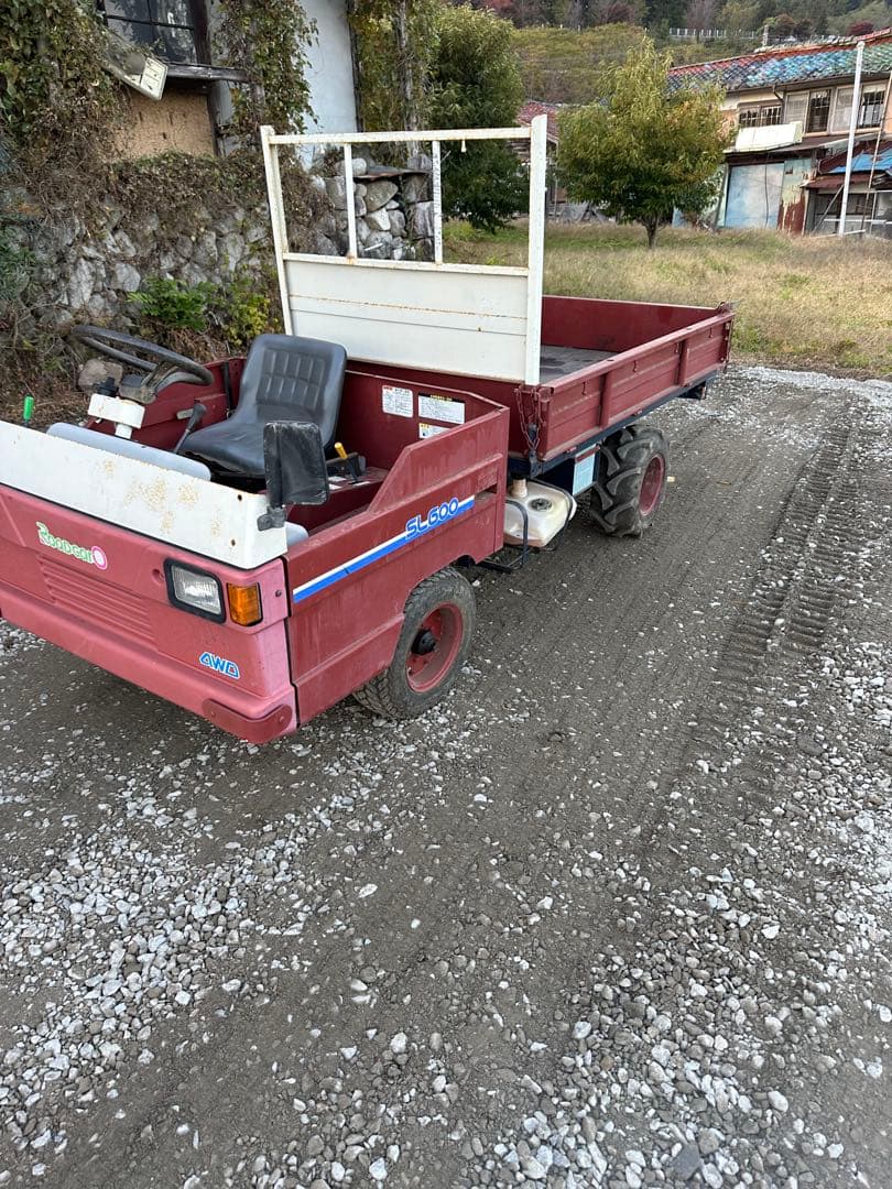 アテックス 運搬車 SL600 油圧ダンプ 2り乗り 4WD セルスタート